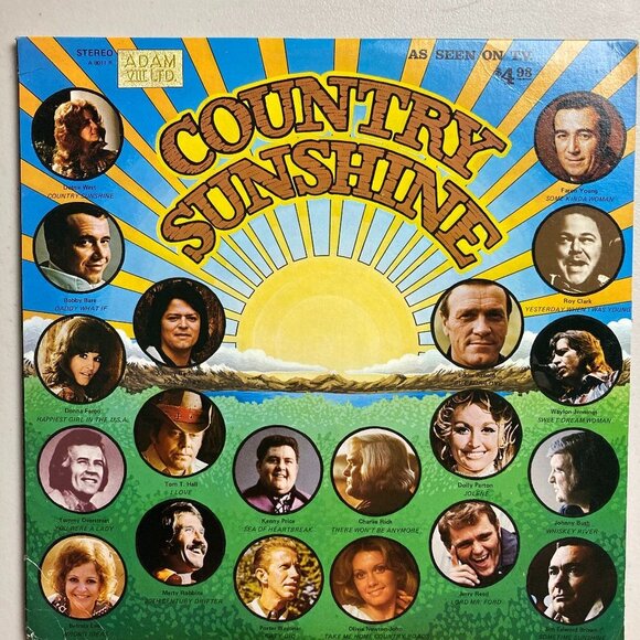 Country Sunshine Vinyl Record Album LP Classic Country Music Various Artists - Picture 1 of 4
